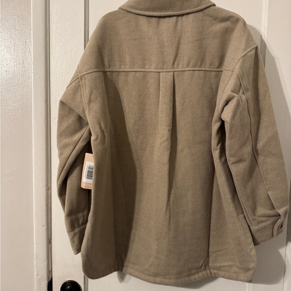 Just fab Wool Blend Boyfriend Shacket NWT MEDIUM - Picture 11 of 11